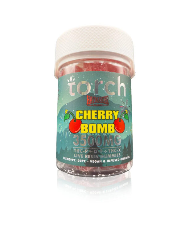 Torch Haymaker Blend Delta 9, THCP & THCX Gummies Cherry Bomb 3500mg 20ct