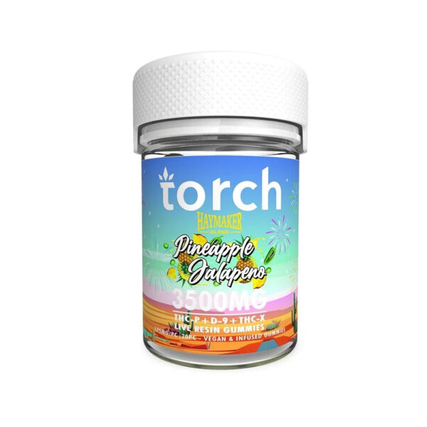Torch Haymaker Blend Delta 9, THCP & THCX Gummies Pineapple Jalapeno 3500mg 20ct