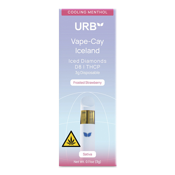 Urb THCA Iced Diamonds Disposable 3g - Dr.Ganja