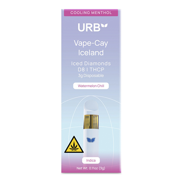 Urb THCA Iced Diamonds Disposable 3g