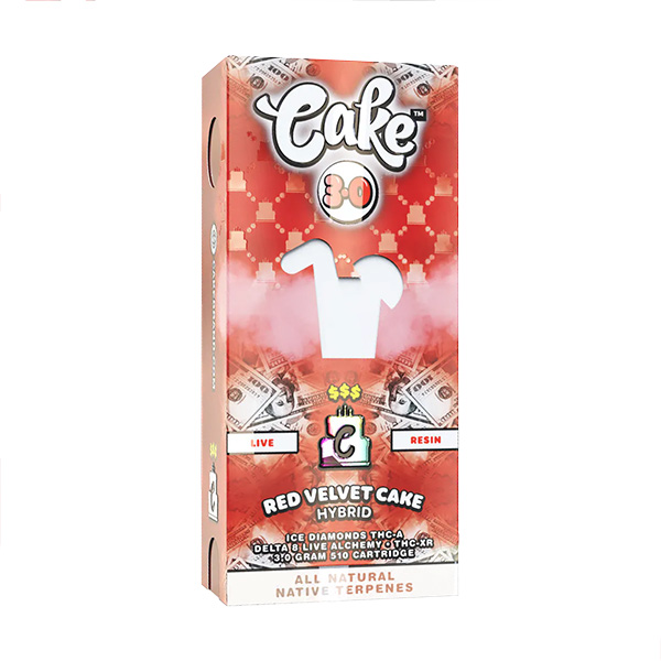 Cake Moneyline Vape Cartridge Red Velvet Cake 3g Dr.Ganja