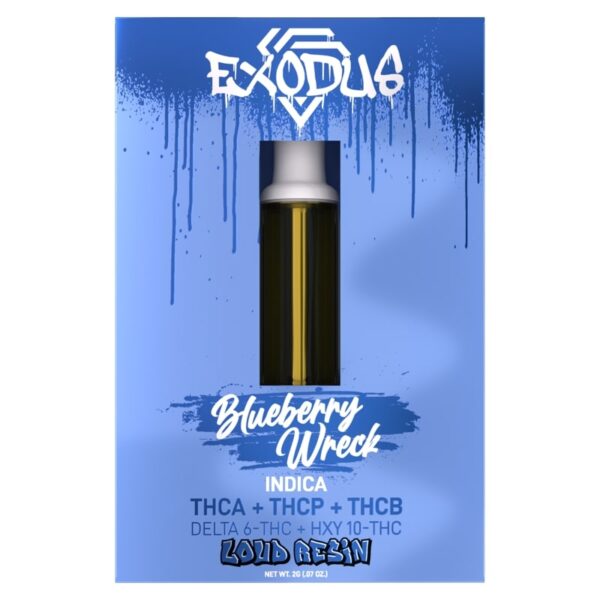Exodus Zooted Vape Cartridge Blueberry Wreck 2g