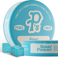Pushin P's THCP Gummies Sour Power 100mg 10ct
