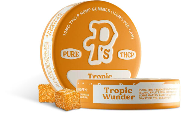 Pushin' P's THCP Gummies Tropic Wunder 100mg 10ct