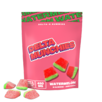 Delta Munchies Delta 8 Gummies Watermelon Bites 450mg 15ct