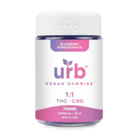 Urb Delta 9 CBD Gummies Blueberry Pomegranate 750mg 25ct