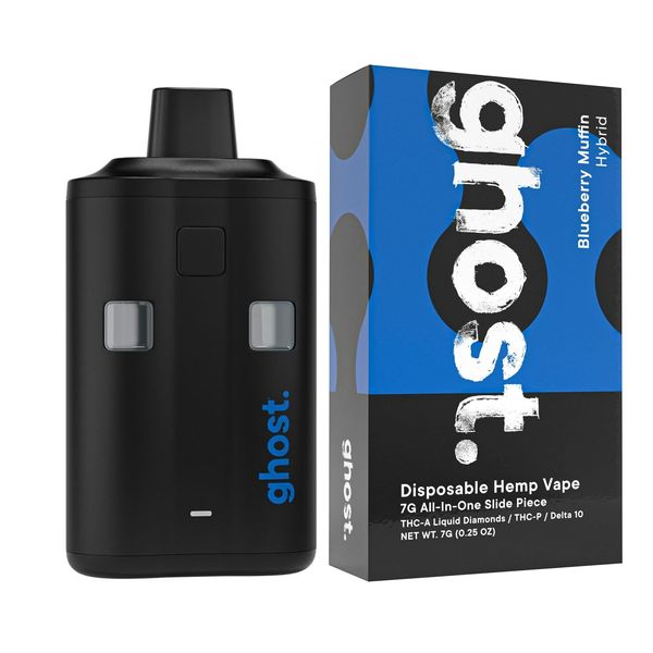 Ghost Slide Liquid Diamonds Disposable Blueberry Muffin 7g