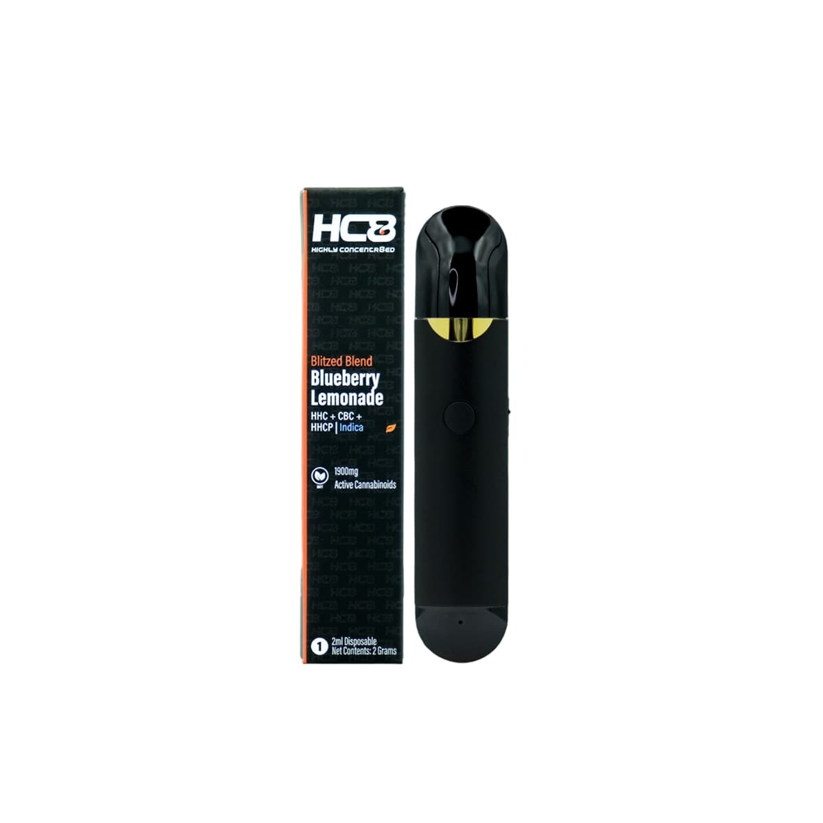 Highly Concentr8ed Blitzed Blend Disposable Blueberry Limonade 2g