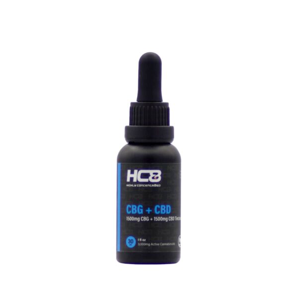 Highly Concentr8ed CBG CBD Tincture 3000mg 30ml