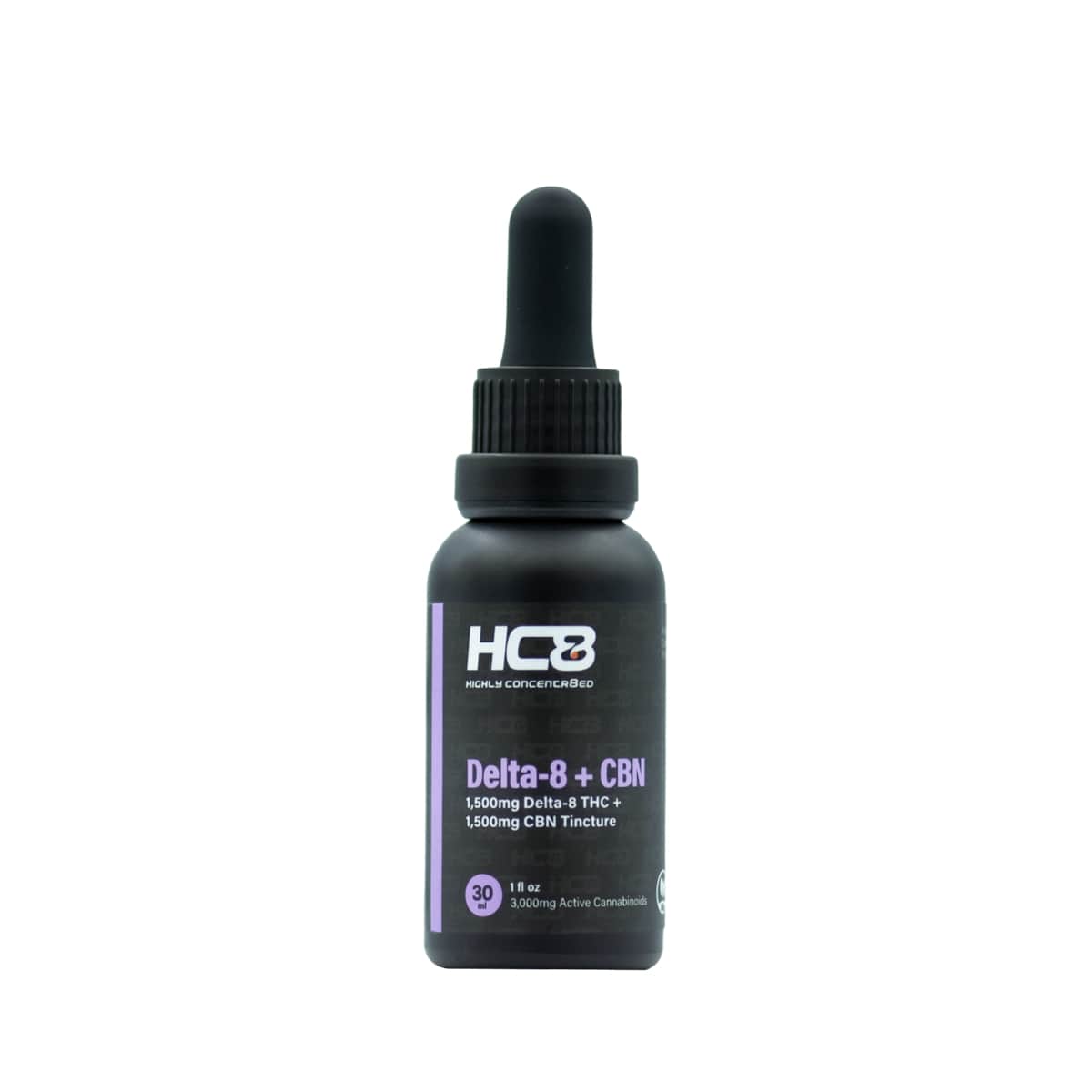 Highly Concentr8ed Delta 8 & CBN Tincture 3000mg 30ml - Dr.Ganja