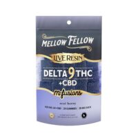Mellow Fellow CBD Delta 9 Gummies Acai Berry 400mg 20ct