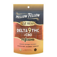Mellow Fellow CBD & Delta 9 Gummies Mamey Mango Coconut 400mg 20ct