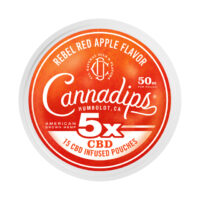 Cannadips 5x CBD Pouches Red Apple 750mg 15ct