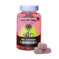Cycling Frog Live Resin CBD & Delta 9 Gummies Guava Strawberry 800mg 40ct