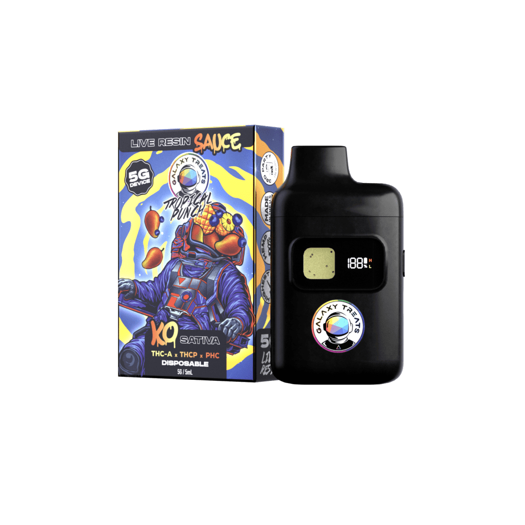 Galaxy Treats Live Resin Sauce Disposable Vape Pen Tropical Punch 5g