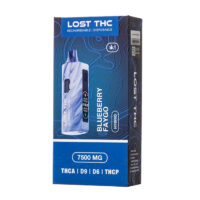 Lost THC V2 THCA THCP Disposable Blueberry Faygo 7.5g