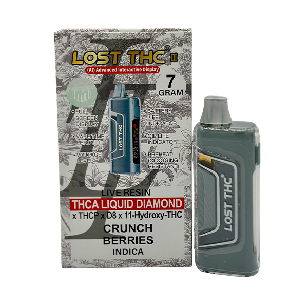 Lost THC V3 Liquid Diamonds Live Resin Disposable 7g