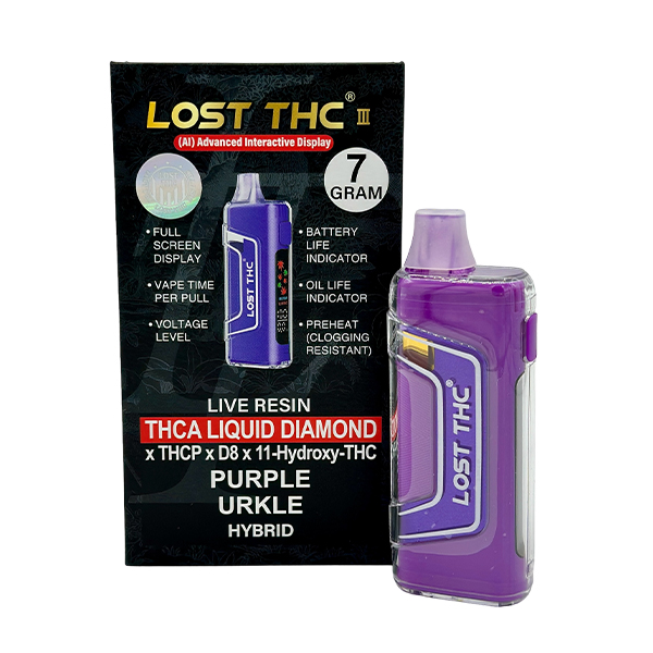 Lost THC V3 Liquid Diamonds Live Resin Disposable 7g