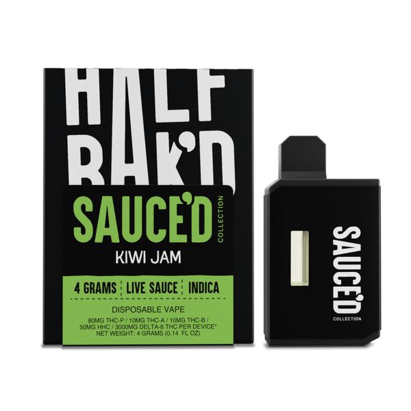 Half Bak'd Sauce'd Disposable 4g - Dr.Ganja