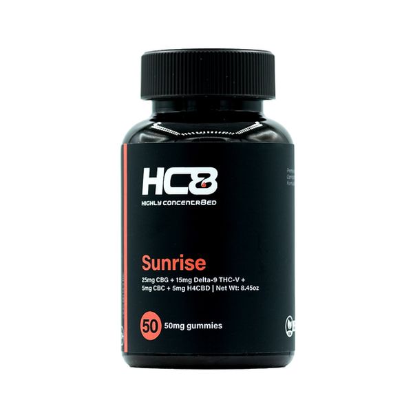Highly Concentr8ed Sunrise Gummies 2500mg 50ct