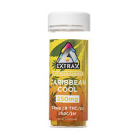 Delta Extrax Live Resin Delta 9 Gummies Caribbean Cool 250mg 25ct