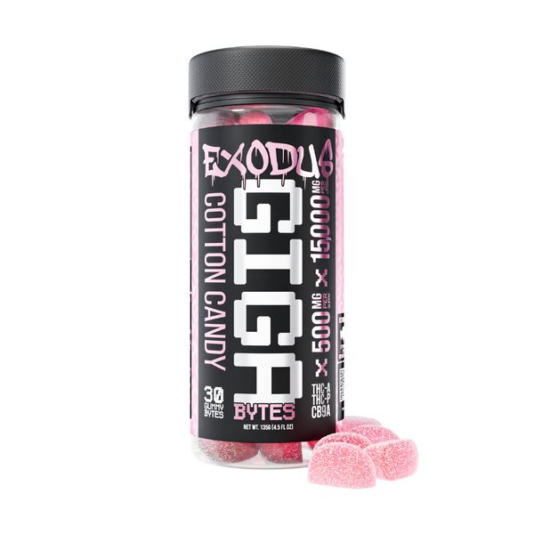 Exodus Gigabytes Gummies Cotton Candy 15000mg 30ct Exodus Gigabytes Gummies Cotton Candy 15000mg 30ct