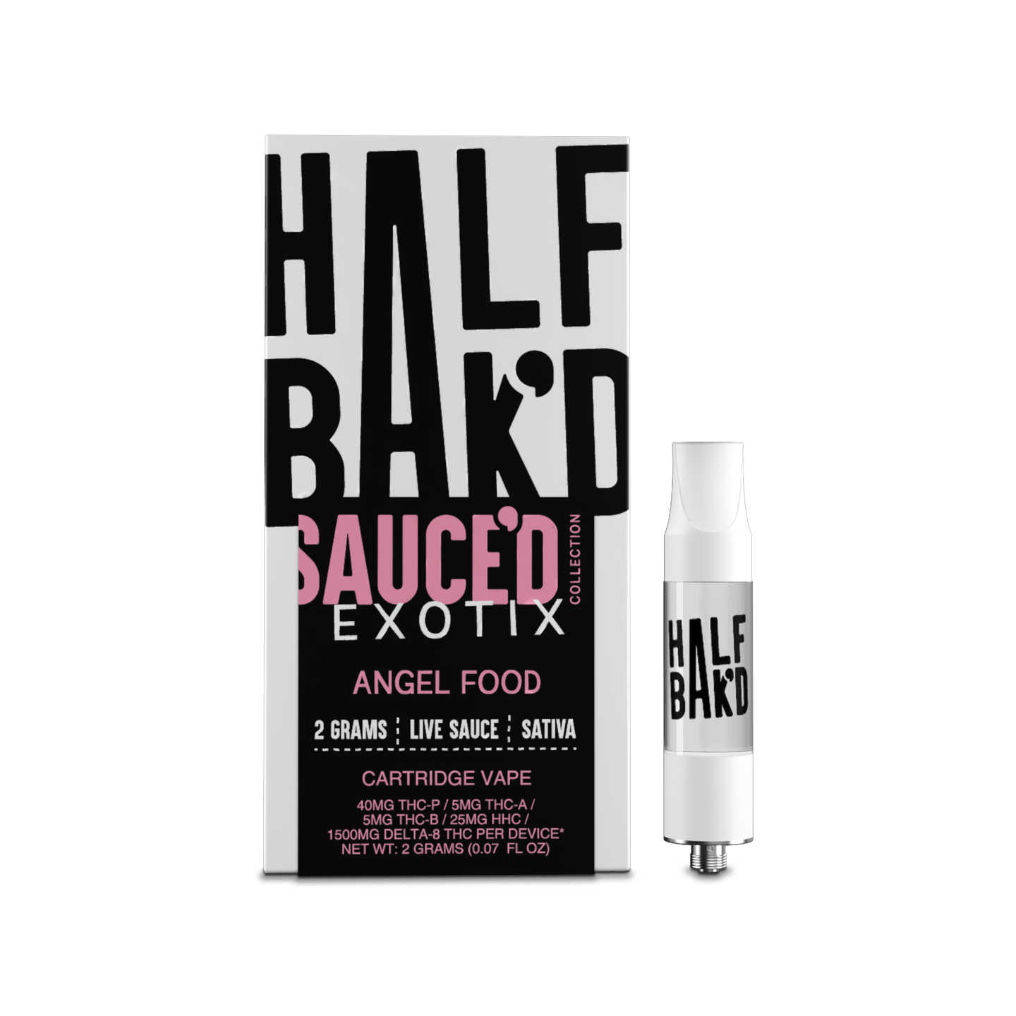 Half Bakd Sauced Exotix Cartridge Angel Food 2g