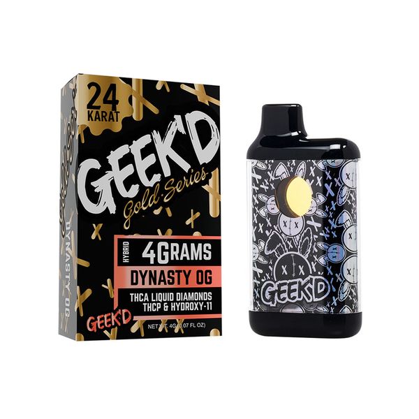 Geekd 24k Gold Series Disposable Dynasty OG 4g Geekd 24k Gold Series Disposable Dynasty OG 4g