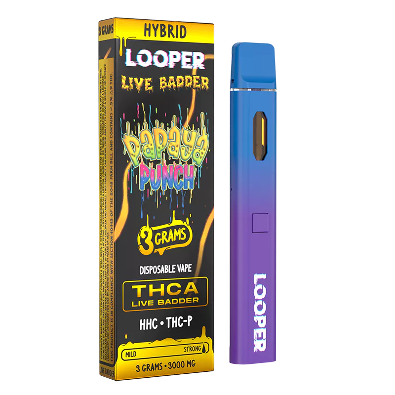 looper disposable vape review Looper Live Badder Disposable 3g