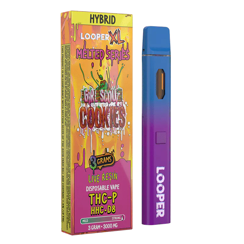 Looper Melted Series Live Resin Disposable Girl Scout Cookies 3g Looper Melted Series Live Resin Disposable Girl Scout Cookies 3g