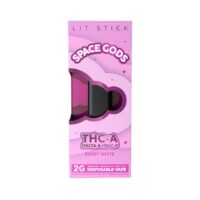 Space Gods Lit Stick THCA Disposable Berry White 2g