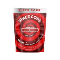 Space Gods Sour Space Gummies Black Cherry 900mg 15ct