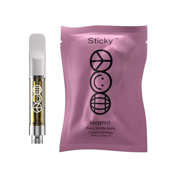 Puffy THCA THCP Cartridge Berry Zkittle Belts 1g