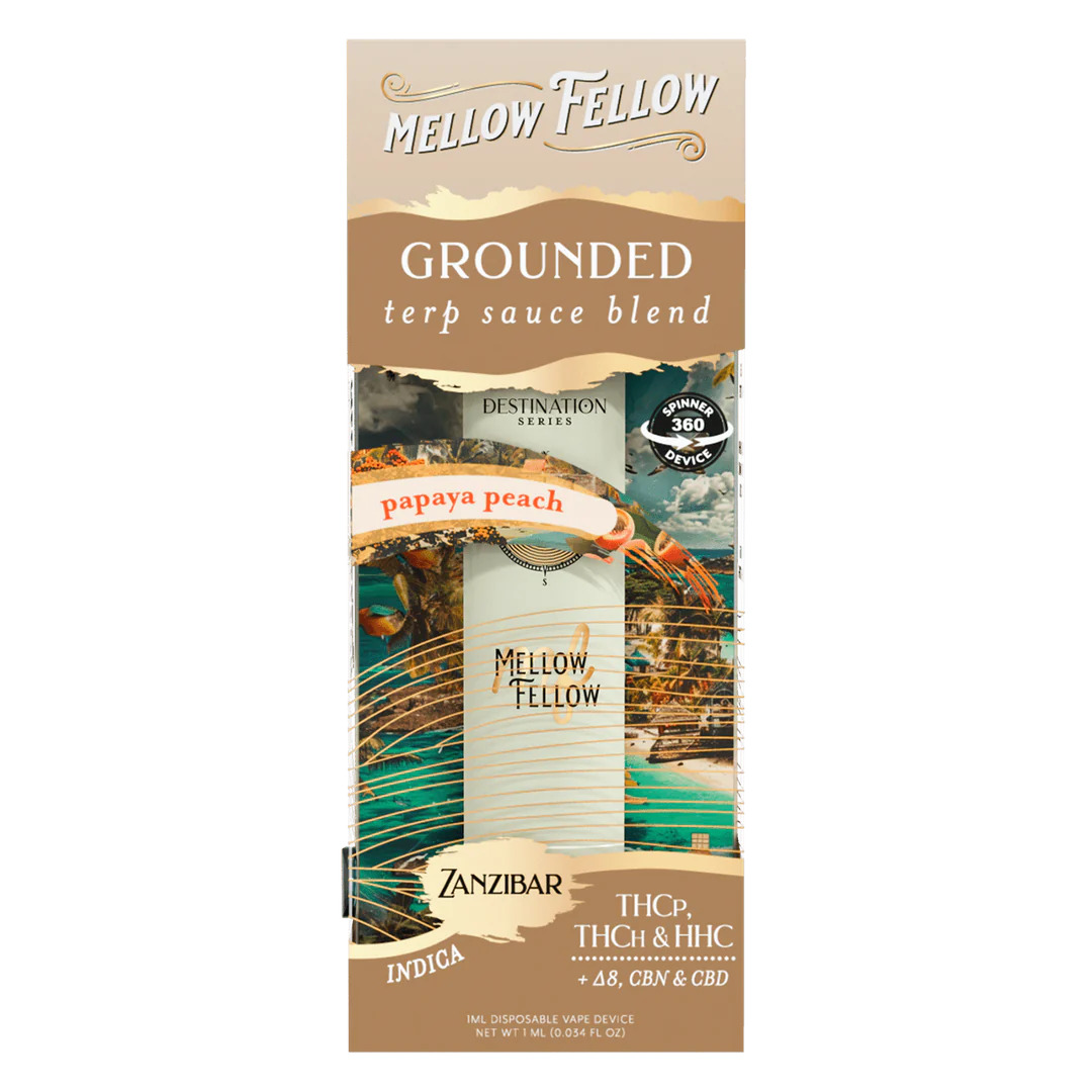 Mellow Fellow Destinations Terp Sauce Spinner Disposable 1g - Dr.Ganja