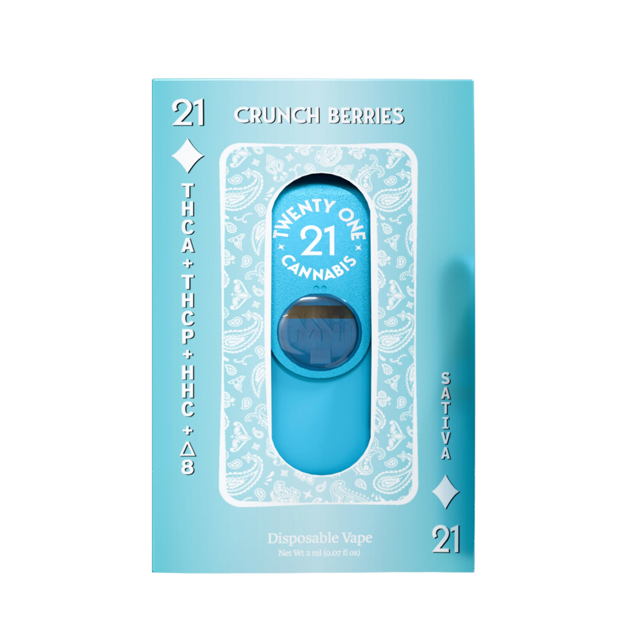 Twenty One THCA Liquid Diamonds & THCP Disposable 2g - Dr.Ganja