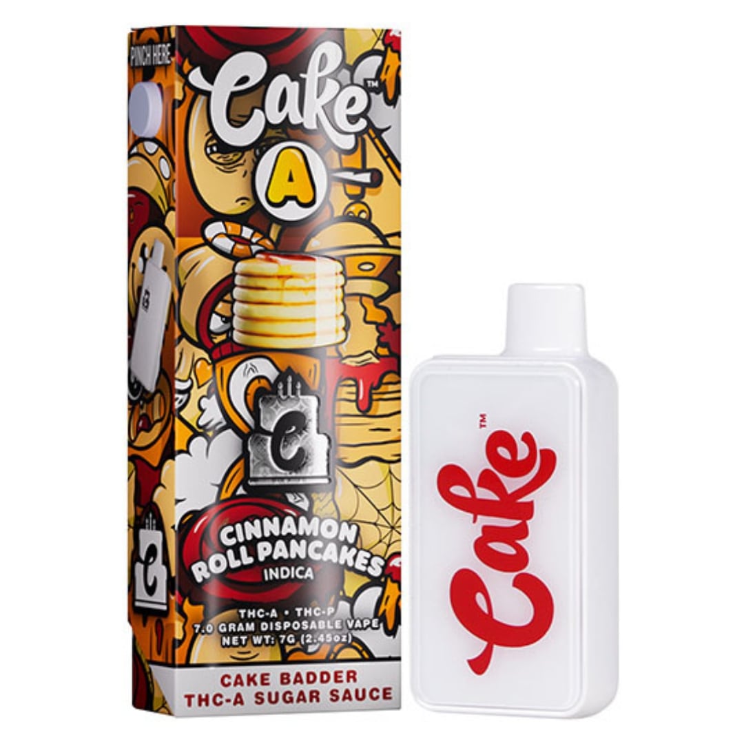 Cake THCA THCP Disposable Cinnamon Roll Pancakes 7g Cake THCA THCP Disposable Cinnamon Roll Pancakes 7g