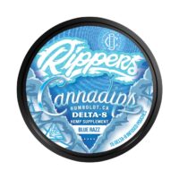 Cannadips Rippers Delta 8 Pouches Blue Razz 750mg 15ct