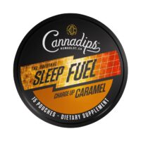 Cannadips Sleep Fuel CBN Pouches Caramel 150mg 15ct
