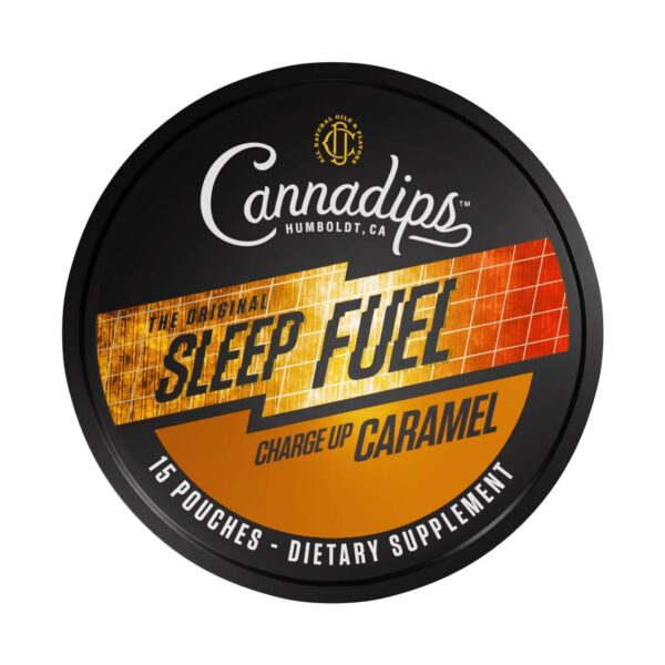 Cannadips Sleep Fuel CBN Pouches Caramel 150mg 15ct