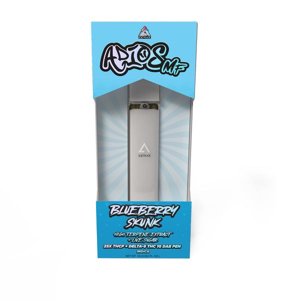 Delta Extrax Adios MF THCP Disposable Blueberry Skunk 1g