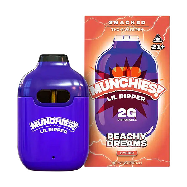 smacked disposable vape instructions Delta Munchies Lil Ripper Smacked THCP Disposable 2g