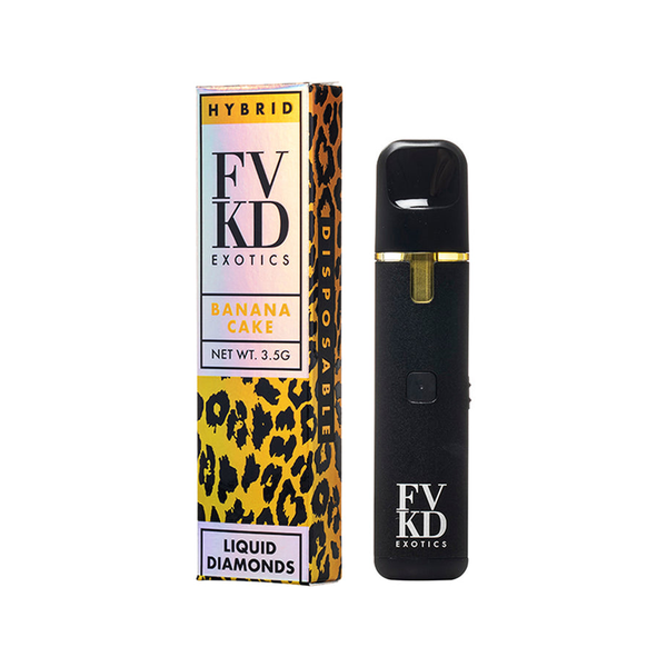 FVKD Exotics Liquid Diamonds Disposable Banana Cake 3.5g