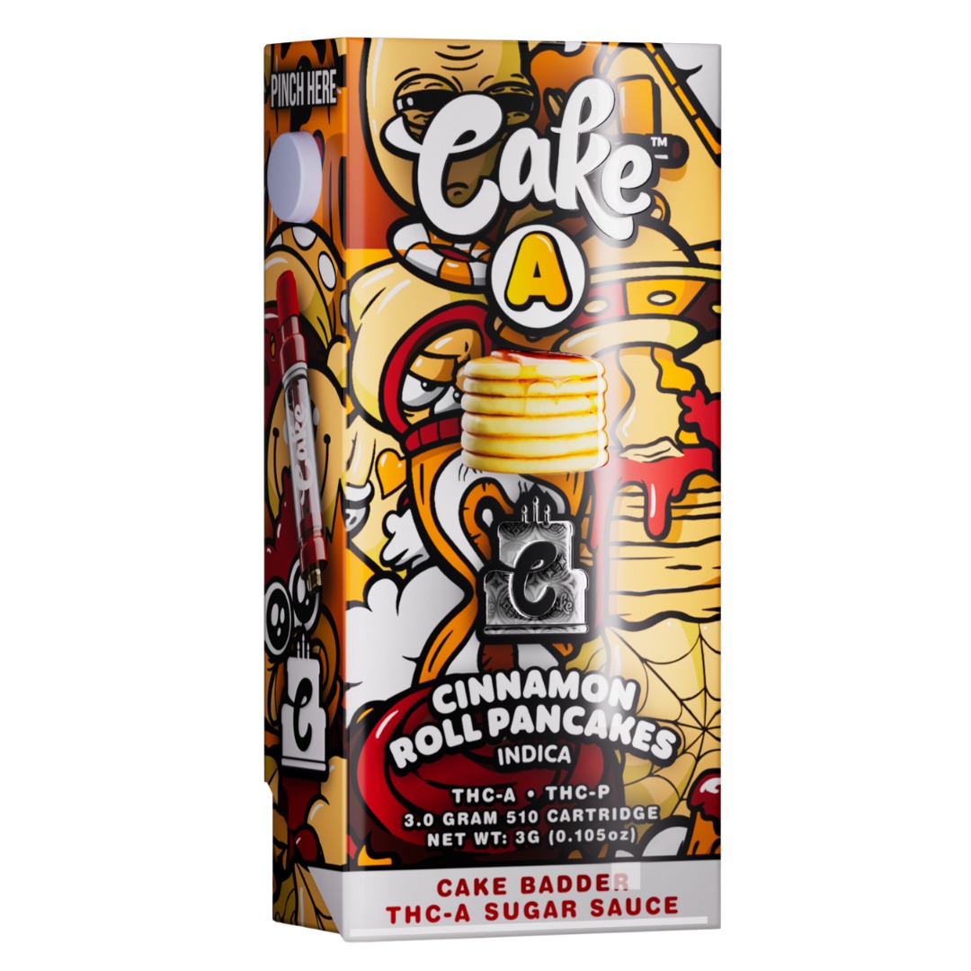 Cake THCA THCP Cartridge Cinnamon Roll Pancakes 3g Cake THCA THCP Cartridge Cinnamon Roll Pancakes 3g
