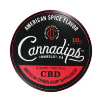 Cannadips CBD Pouches American Spice 150mg 15ct