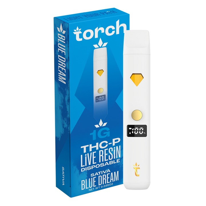 Torch THCP Live Resin Disposable Blue Dream 1g Torch THCP Live Resin Disposable Blue Dream 1g