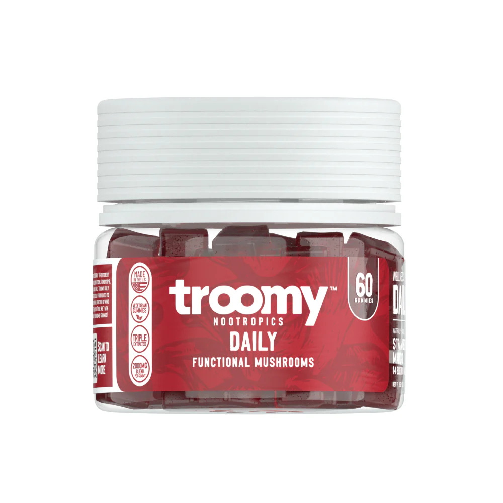 Troomy Mushroom Gummies Daily 60ct