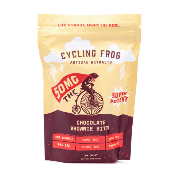Cycling Frog THC Chocolate Brownie Bites 600mg