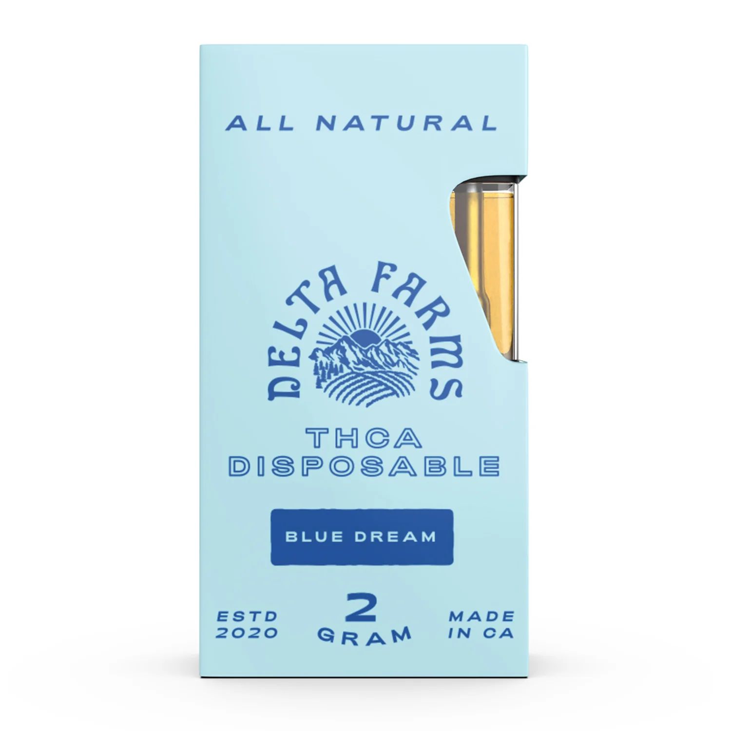 Delta Farms THCA Disposable Blue Dream 2g