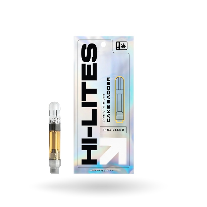Hi-Lites THCA Vape Cartridge Cake Badder 1g