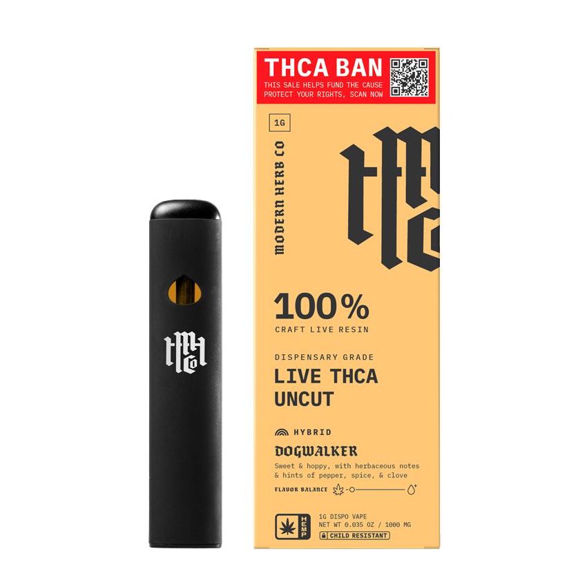 Modern Herb Co THCA Vape Disposables Dogwalker 1g